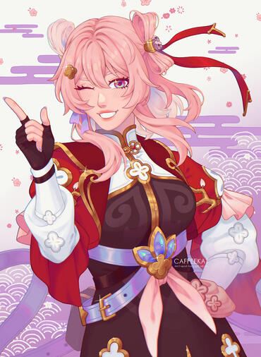 halfbody - march 7th from honkai star rail