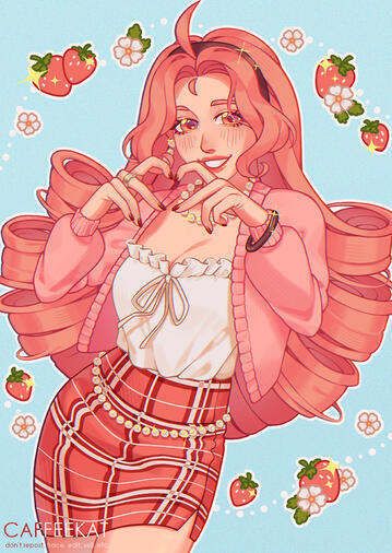 halfbody - popuri from harvest moon